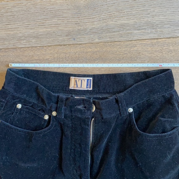 Vintage Ann Taylor black velvet pants - Picture 5 of 7